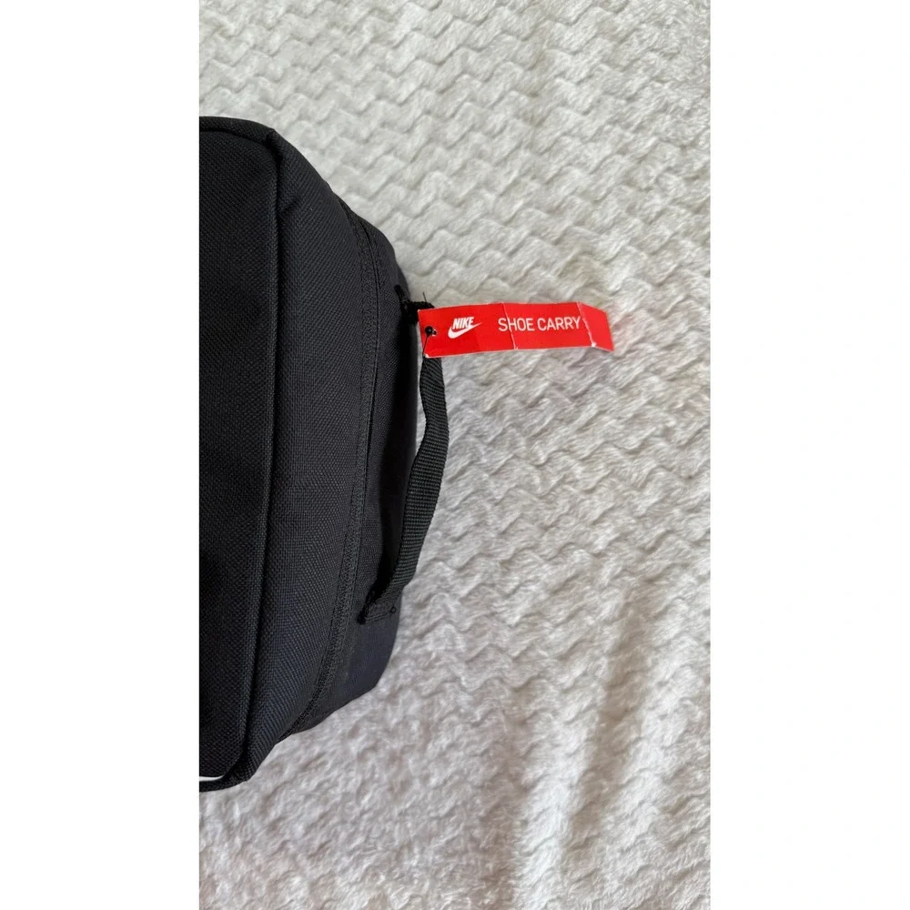 Nike Shoe Carry Bag Black White Grey Swoosh Air Travel Gym Organizer BA6149-011